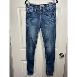 Dear John Denim Gisele High Rise Skinny Leg Jean Medium Wash Women's size 27